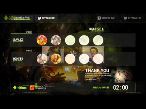 Savjz vs Ignite - Heroes of Cards #2 - Hearthstone