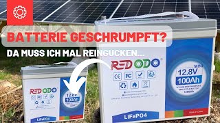 Batterie geschrumpft? Da muss ich mal reinschauen 12V 100Ah Redodo Mini