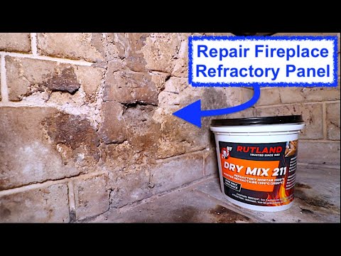 How to use Rutland Dry Mix 211 to Repair Firebrick