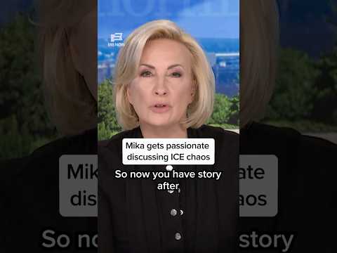 Mika gets passionate discussing ICE chaos