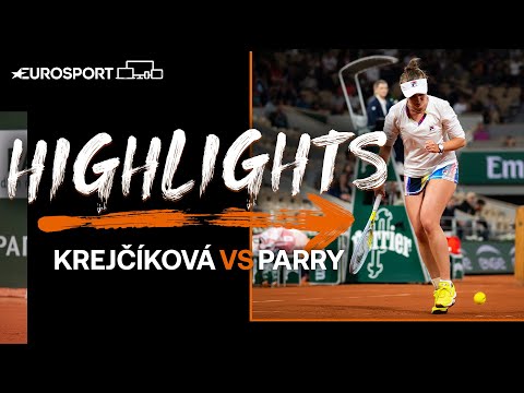 Defending champion Krejčíková loses to teenager Diane Parry | 2022 Roland Garros | Eurosport Tennis