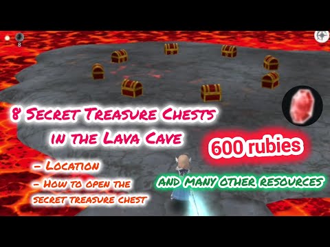 8 Secret Treasure Chests in Lava Cave - Locations and How to Open Them | Epic Conquest 2