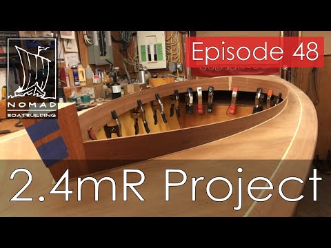 International 2.4mR Sailboat Project - Episode 48 - Coaming part 1