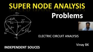 Download the video "Super Nodal analysis problem #nodal analysis #nodeanalysis #circuitanalysis #networkanalysis"