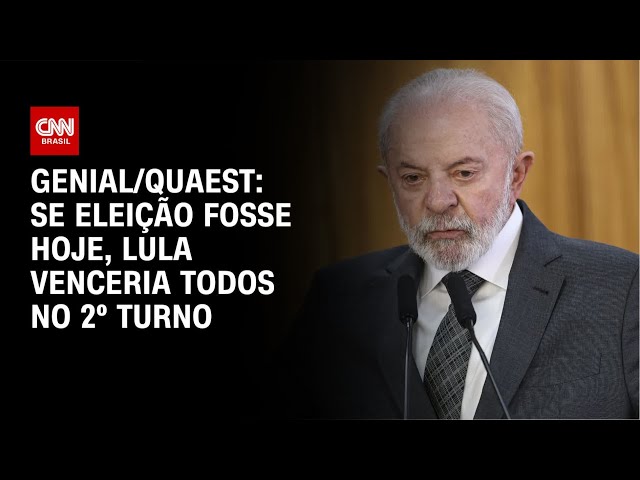 Quaest: se eleição fosse hoje, Lula venceria todos adversários em 2º turno | CNN NOVO DIA