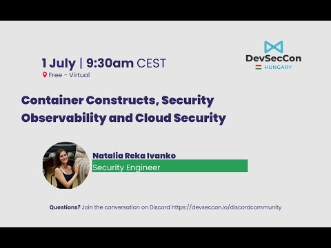 Security Observability with Natalia Reka Ivanko