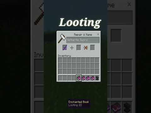 Best enchantment for your sword in minecraft...........
