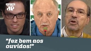 “Coletiva de Felipão fez bem aos ouvidos”, elogia Wanderley Nogueira
