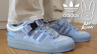 Download lagu THESE NEED TO BE TALKED ABOUT - BAD BUNNY ADIDAS FORUM LOW BLUE TINT REVIEW & ON FEET mp3