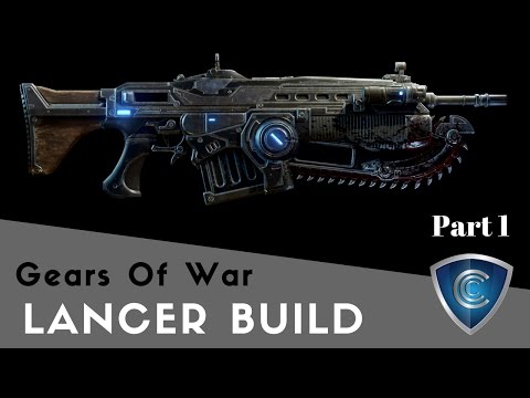 Gears of War Lancer EVA Foam Cosplay Prop build PRT1