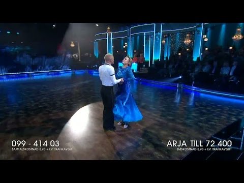 Arja Saijonmaa och Tobias Karlsson - slowfox - Let’s Dance (TV4)