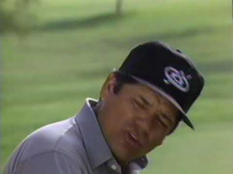 2 Minute Golf Lesson: Chipping Down Hill Lie - Lee Trevino
