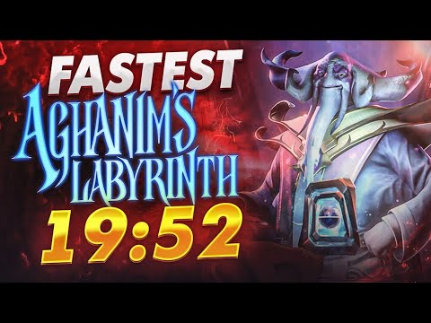 FASTEST Aghanim's Labyrinth NEW WORLD RECORD - Winter Event 2021 Dota 2