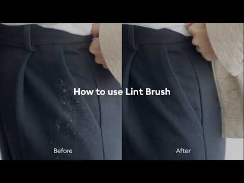 How to use our reusable Lint Brush