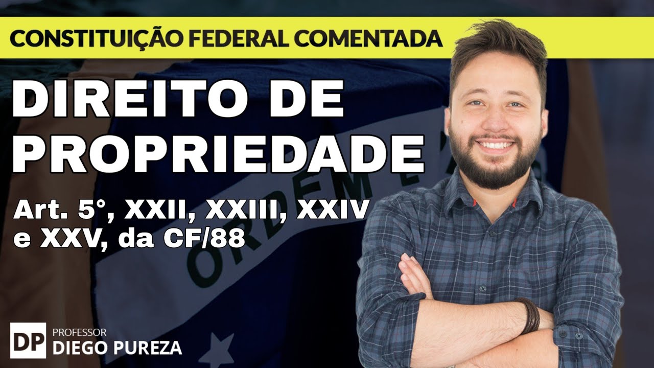 Direito de Propriedade - Art. 5º, XXII, XXIII, XXIV e XXV, da CF/88