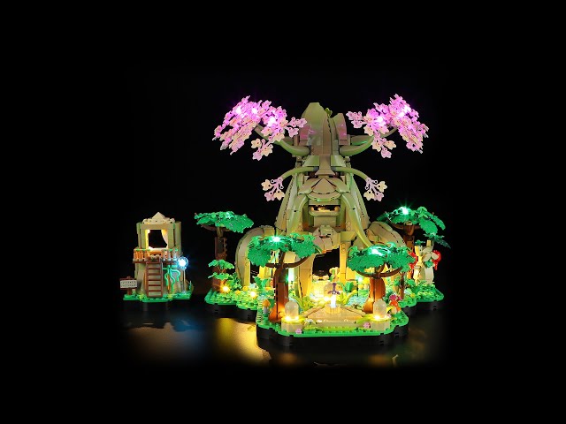 Vídeo relacionado con YEABRICKS Luz LED para 77092 The Legend of Zelda Great Deku Tree 2 en 1 modelo de bloques de construcción (juego de construcción no incluido)