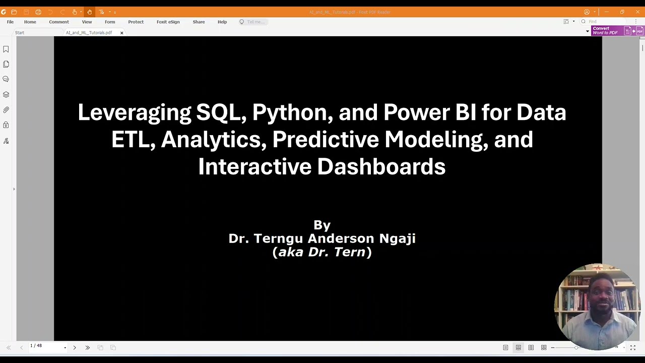 Predictive Modeling with SQL, Python & Power BI - Part 1 - 06 Predictive Model Building in Python
