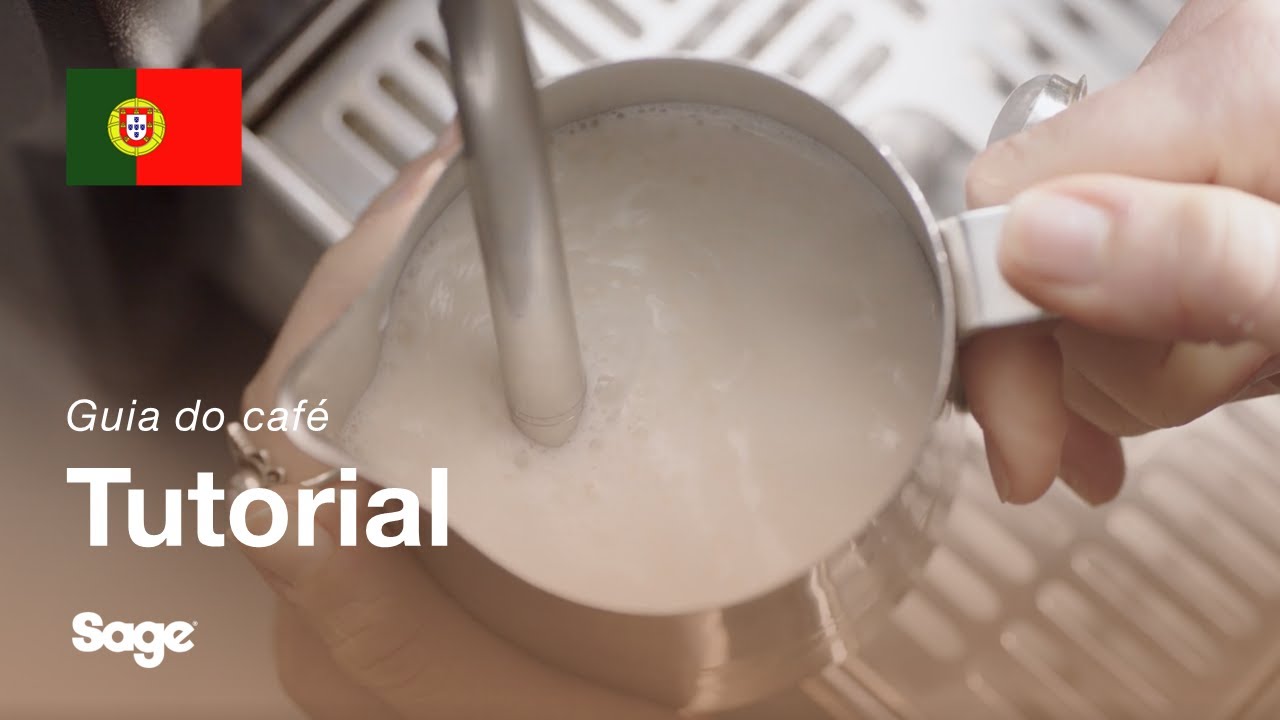 Tutorial de guia de café Breville - Como texturizar automaticamente o leite com microespuma