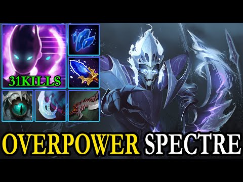 Spectre is still an Overpower Carry 31Kills Full Aghanim Upgrade Nonstop Global Haunt  Dota 2