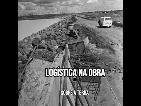 "A fúria do vertedouro de Ilha Solteira em 1973! 🌊" #history #anos70