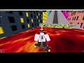 doing a 360 on a skateboard over lava