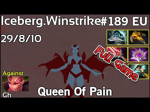 Iceberg [Winstrike] Queen Of Pain - Dota 2 Full Game 7.18