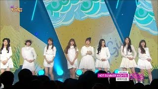 【TVPP】OH MY GIRL - Hot Summer Nights, 오마이걸 - 핫 썸머 나이트 @ Hot Debut, Show Music Core Live