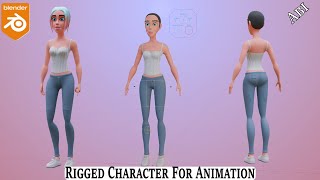Abi Stylized Rigged Character video thumbnail
