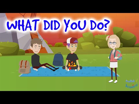 English Conversation What Did You Do? Simple Past Tense