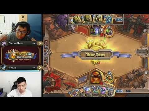 SamuelTsao vs Shaxy - Hearthstone Grandmasters Asia-Pacific S2 2019 - Week 4