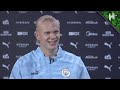 I can develop a lot under Pep Guardiola! | Erling Haaland first Man City interview