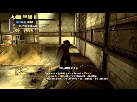 Tony Hawk's Pro Skater HD - Warehouse 750,000 Point Combo