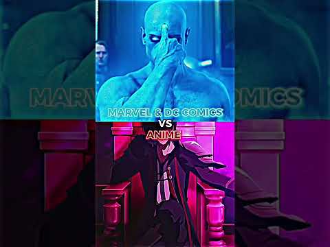 Marvel & DC vs ANIME | #marvel #dc #anime #viral #shorts #vs