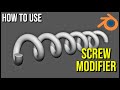 How to Make Springs & Spirals in Blender in 1 minute