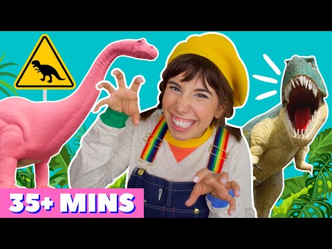 Dinosaur Adventure for Kids! | Surprise Fossil Dig | Learn Dinos, Read, Sing & Draw with Bri Reads