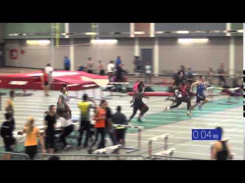 60m H - Qualif 2 - Simoneau - Université McGill Rencontre ouverte MARTLET, Montréal 2015