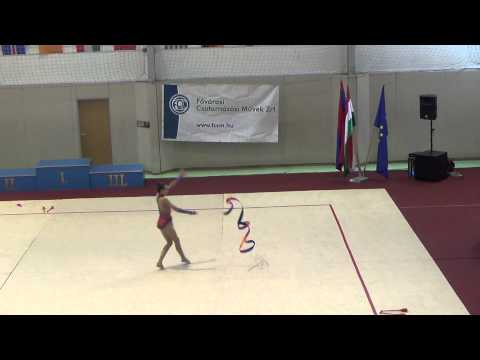 Míra Váray (2001-junior) Ribbon, Hungarian National Championship 2014