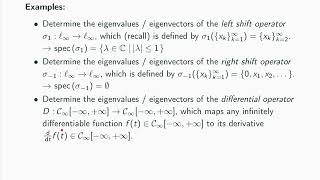 Linear System Theory - 07 The eigenstructure of matrices