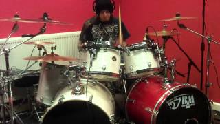 Skindred cause a riot (drum cover)