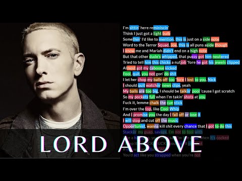 Eminem on Lord Above | Rhymes Highlighted