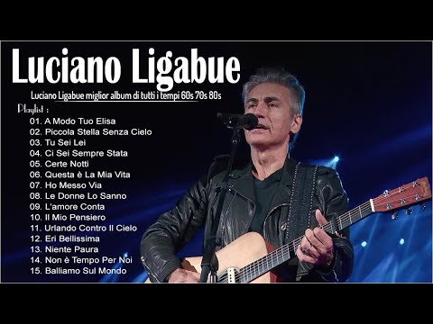 Luciano Ligabue migliori successi dell'album completo 2023💛MUSICA DEL MOMENTO Gennaio 2023