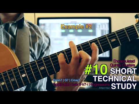 Short Technical Study #10 (Encapsulated Quintal Clusters) - Application Over ii-V7-I Progressions