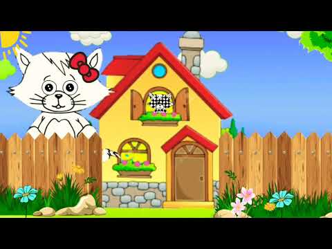 História cantada: O gato xadrez animada.