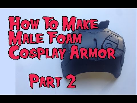 How to Make Male Foam Cosplay Armor, Tutorial Part 2