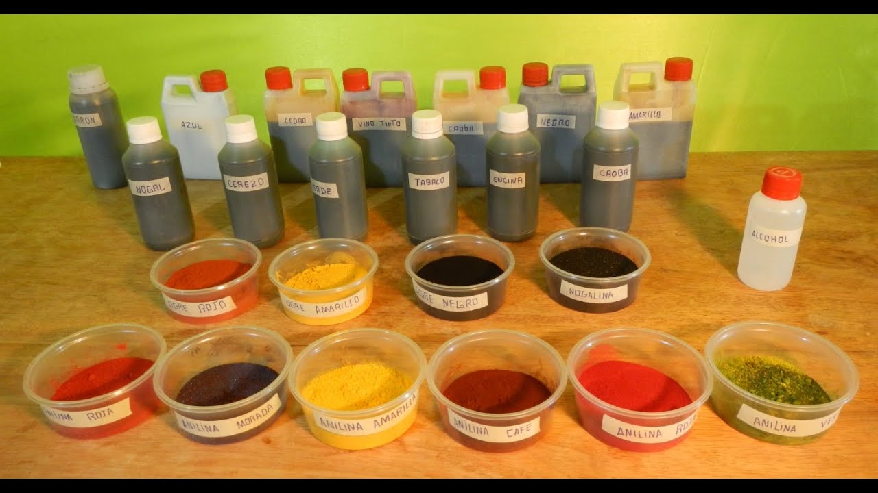 Que Son Los TINTES DE MADERA - Como Se Usan - tipos De Tintes -  Luis Lovon