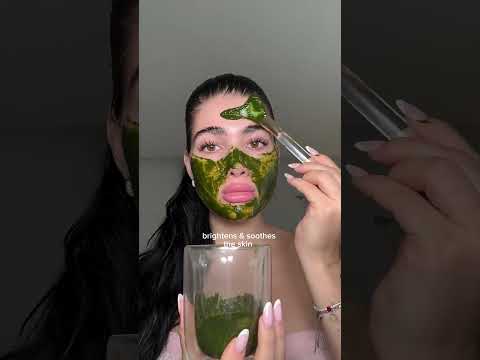Matcha Face Mask Cosmectic Third Party Manufacturing