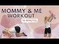 MOMMY BABY WORKOUT 10 Min Fun Post Pregnancy Fitness With Baby Fitnessa ̈