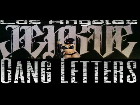 JenkoeHandstyles, Strikes up in N.E.L.A. I Los Angeles Gang Letters I Graffiti I Handstyles