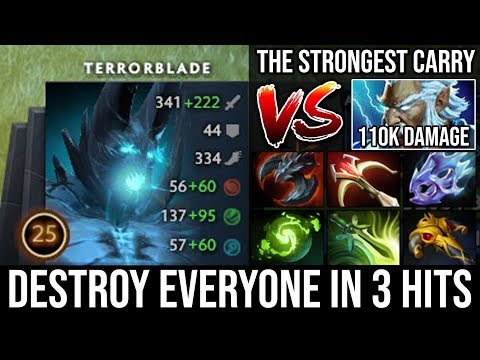 Reason Why Terrorblade is Still the Strongest Carry in Meta | Crazy 9Items God Vs 110k Damage Zeus