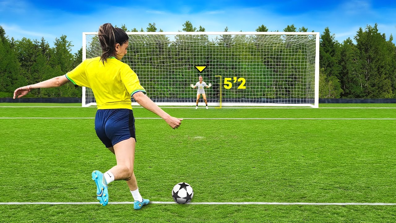 We Took 100 Shots vs The World's Shortest Goalkeeper